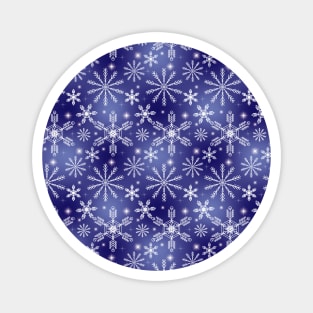 Snow Flakes Pattern Magnet